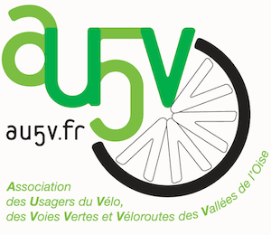 Logo – Association des Usagers du Vélo, des Voies Vertes et Véloroutes des Vallées de l’Oise